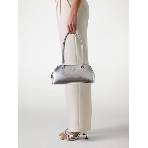 Women's Arnela Shoulder Bag with Double Handle & Zipper Closure