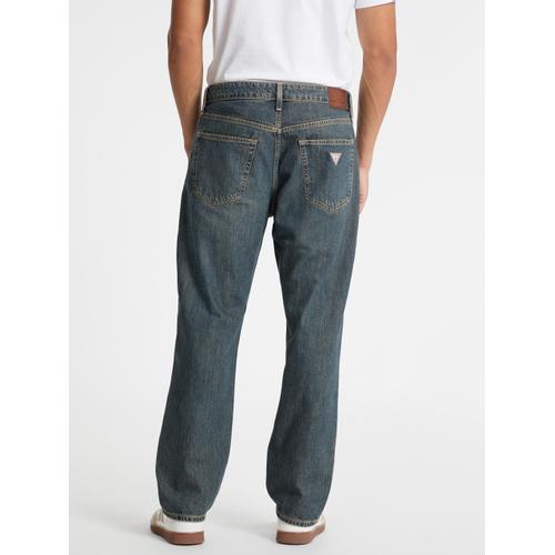 Men's G16 Denim Jeans with Button and Zipper Closure