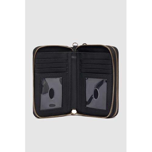 Women's Nadira Wallet with Quilted Texture and Metallic Details