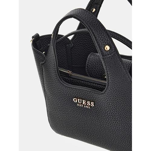 Women’s Calista Pochette Faux Leather Handbag with Gold Hardware & Shoulder Strap