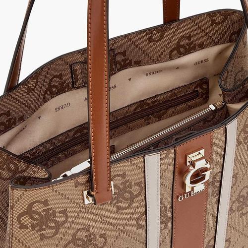 Women's Erenia Handbag with Zip & Button Closure