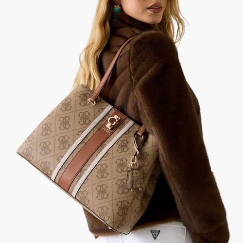 Women's Erenia Handbag with Zip & Button Closure