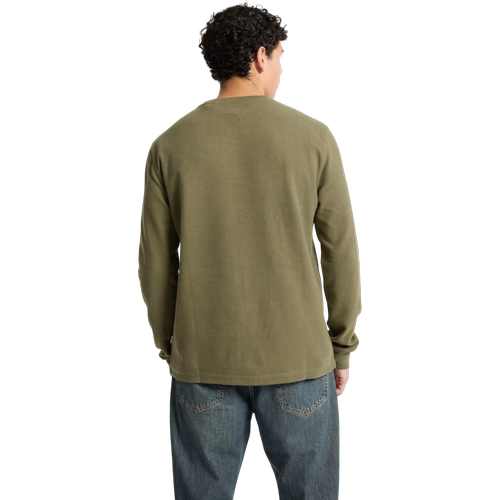 Men's Mini Triangle Long Sleeve Top with Subtle Detail