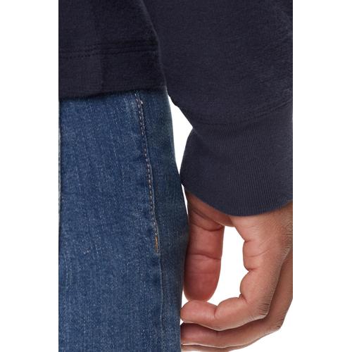 Men's Mini Triangle Long Sleeve Top with Subtle Detail