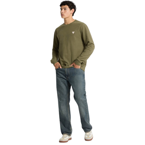 Men's Mini Triangle Long Sleeve Top with Subtle Detail