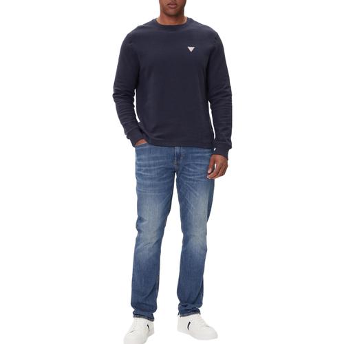 Men's Mini Triangle Long Sleeve Top with Subtle Detail