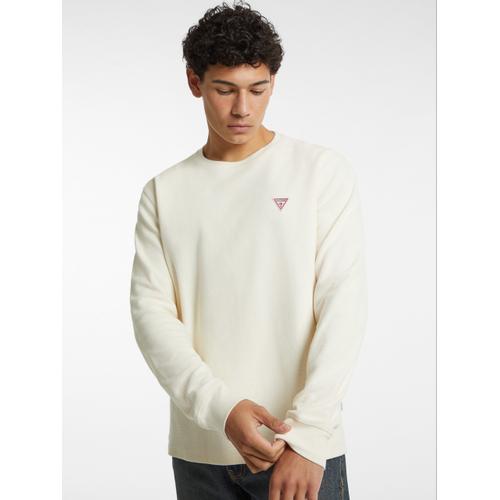 Men's Mini Triangle Long Sleeve Top with Subtle Detail