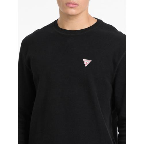 Men's Mini Triangle Long Sleeve Top with Subtle Detail