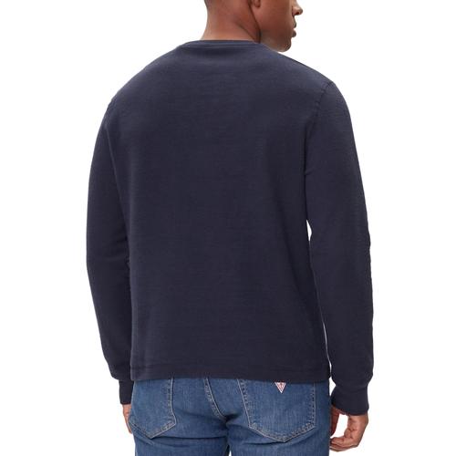 Men's Mini Triangle Long Sleeve Top with Subtle Detail