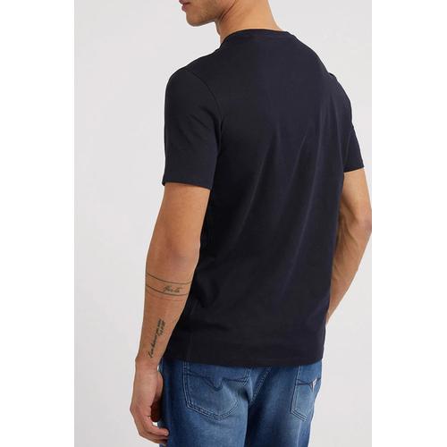 Men's Short Sleeve Small Triangle Logo Print T-shirt