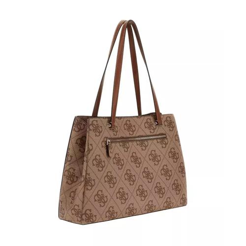 Women's Erenia 4G Logo Shoulder Bag with Zip & Button Closure