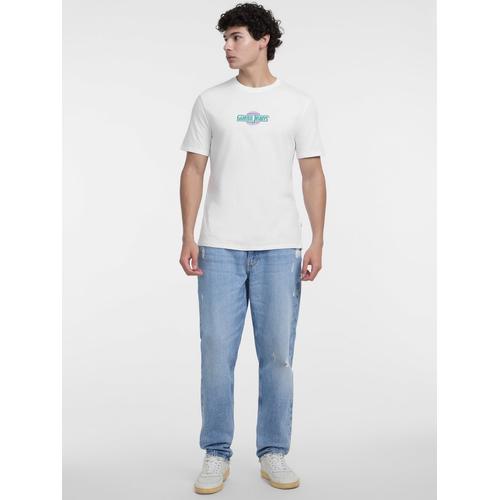 Men's Sunset T-Shirt with Slim Fit & Short Sleeves