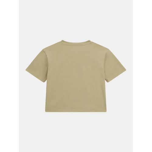 Kids' Triangle Logo Sequins T-Shirt with Loose Fit