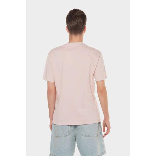 Men's Palm Tree T-Shirt with Logo Print on the Chest