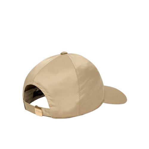 Women's Jockey Cap with Brim and Bold Triangle Detail