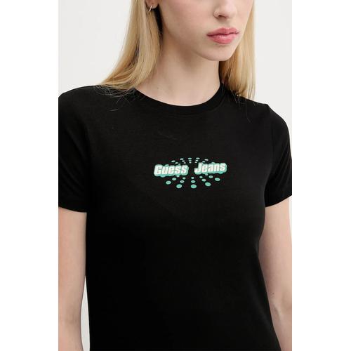 Women's Rounded Logo T-Shirt with Regular Fit