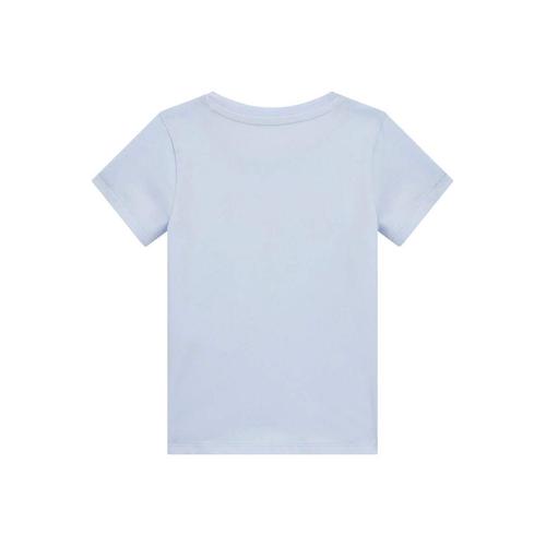 Girls' High Low Short Sleeve T-Shirt with Embroidered Logo