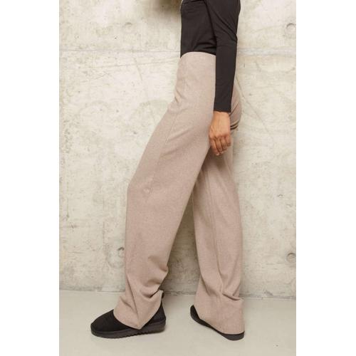 Women’s Elsa Trousers with Elastic Waist and Side Metal Logo