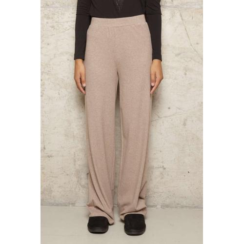 Women’s Elsa Trousers with Elastic Waist and Side Metal Logo