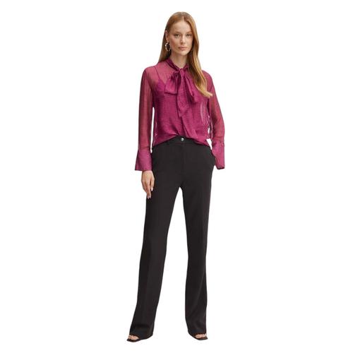 Women's New Carla Trousers with Regular Waist & Side Pockets