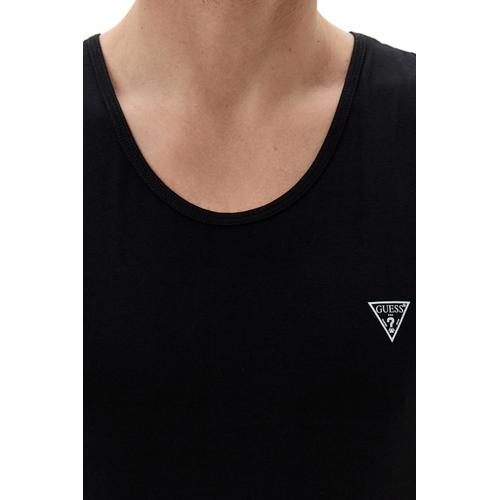 Men's Caleb Tank Top with Contrast Logo Print on Chest