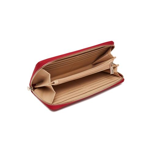 Women's Laurel Wallet with Zip Closure & Metal Details