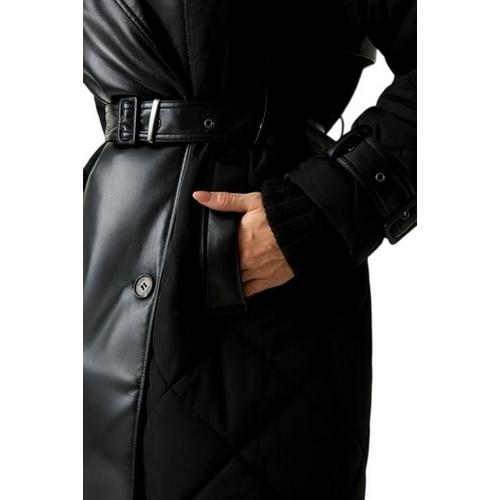 Women's Alexane Coat with Double-Button Front Closure & Detachable Belt