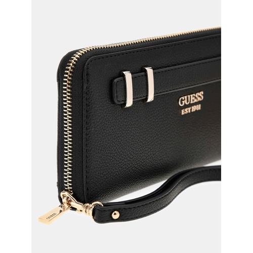 Women's Gregoria Wallet with Zip Closure and Gold Details