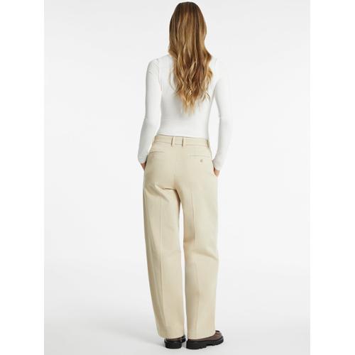 Women's Wide Leg High-Waisted Pants with Five-Pocket Design