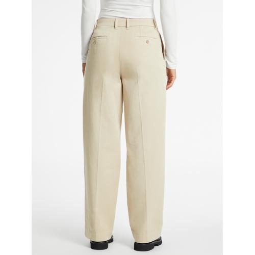 Women's Wide Leg High-Waisted Pants with Five-Pocket Design