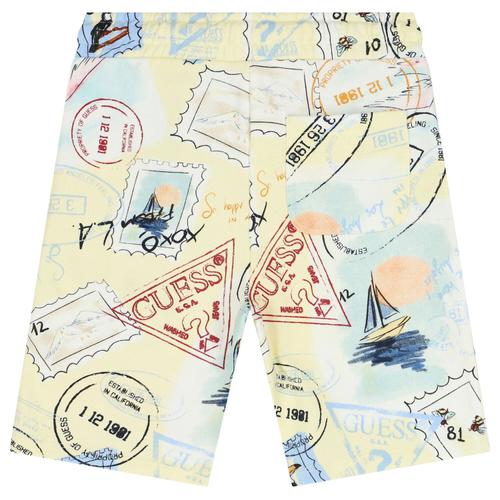 Boys' Mid Rise Relaxed Fit All Over Print Active Cotton Shorts