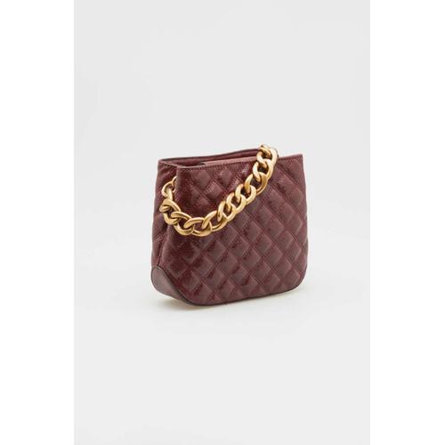 Women's Eire Mini Handbag with Detachable Strap & Metal Logo