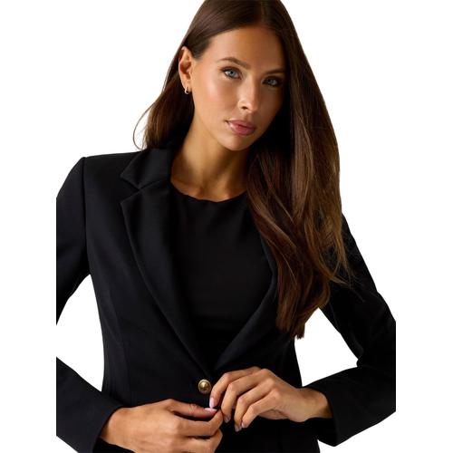 Women's Single-Breasted Blazer with Classic Notched Lap