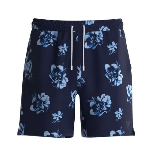 Ανδρικό Μαγιό Flower με Φλοράλ Σχέδιο, Ελαστική Μέση & Κορδόνι