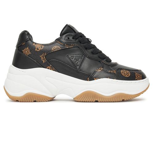 Women’s Hapyy 4G Logo Faux Leather Sneakers with Crepe Sole & Lace-Up