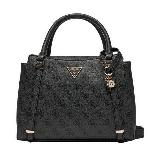 Women’s Erica Handbag, All-Over Logo Design with Double Handle