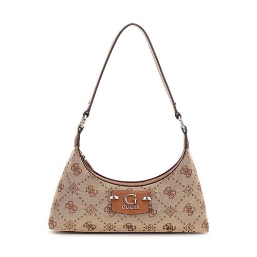 Γυναικεία Τσάντα Ώμου Neda με Κλείσιμο Φερμουάρ και Μεταλλικές Λεπτομέρειες