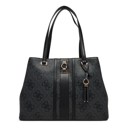 Women's Erenia 4G Logo Shoulder Bag with Zip & Button Closure