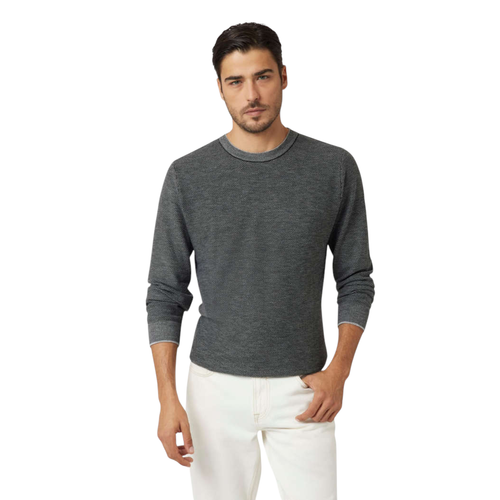 Suéter de Manga Larga Earle para Hombres con Parche de Logo