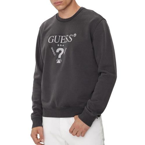 Men’s Triangle Sweatshirt with Round Neck, Regular Fit & Front Logo Print