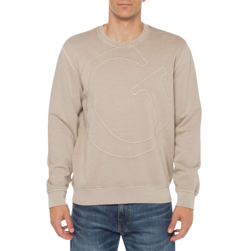Men's G Letter Crew Neck Sweatshirt with Long Sleeves