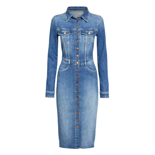 Guess Women's Sexy Lola Denim Dress PN: W1YK49D46AC - Picture 5 of 5