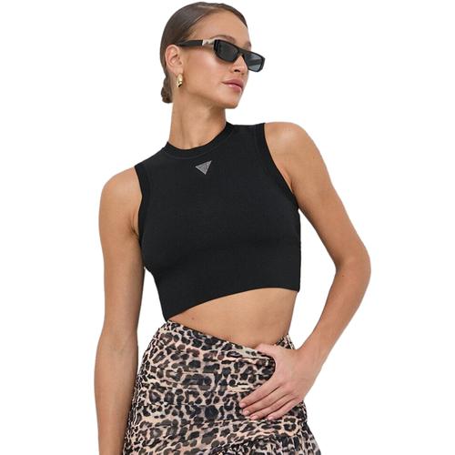Women's Alexia Sleeveless Rib Cropped Top with Slim Fit