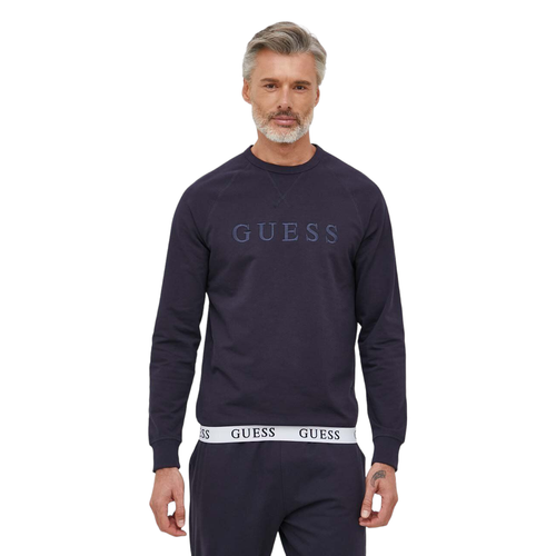 Herren Rundhals Sweatshirt mit besticktem Frontlogo