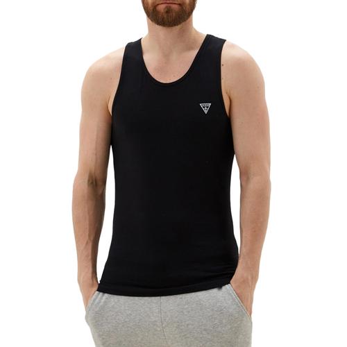 Herren Caleb Tanktop mit kontrastierendem Logo-Druck auf der Brust