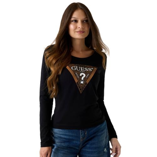 Γυναικεία Μακρυμάνικη Μπλούζα Leo Triangle με Animal Print Σχέδιο