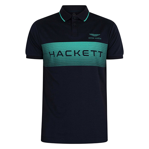 Hackett London Men's Gradient Hackett Polo Blouse PN: HM562950 - Picture 7 of 8