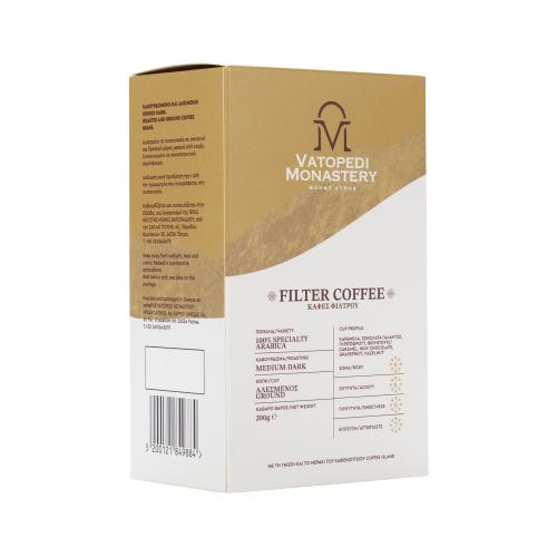 Filter Coffee – Ground with Medium to Dark Roast – 200g