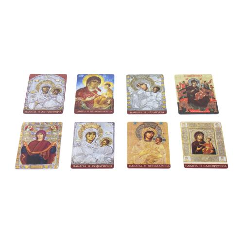 The Eight Wonderworking Icons of the Mother of God - 8,5 x 5,5 cm