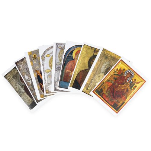 The Nine Wonderworking Icons of the Monastery, 17 x 12 cm